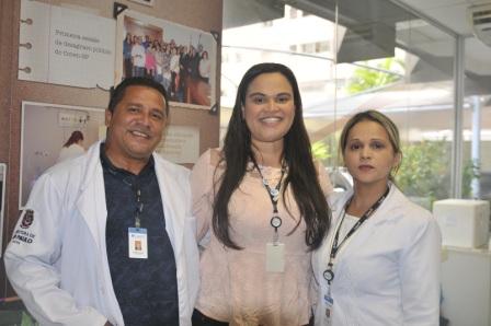 Conselheiros Gergezio Andrade, Josileide Bezerra e Janiquele Ferreira