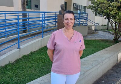 A técnica de enfermagem Ana Assis é portadora do Transtorno do Espectro Autista (TEA), e atua na Maternidade da Santa Casa de Misericórdia de São Carlos