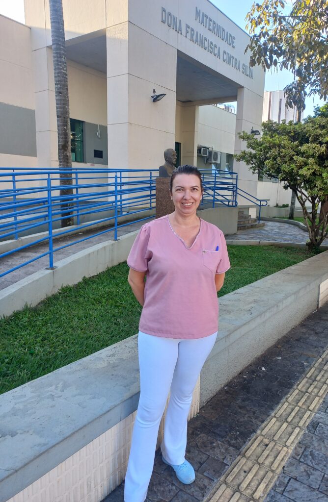 A técnica de enfermagem Ana Assis é portadora do Transtorno do Espectro Autista (TEA), e atua na Maternidade da Santa Casa de Misericórdia de São Carlos